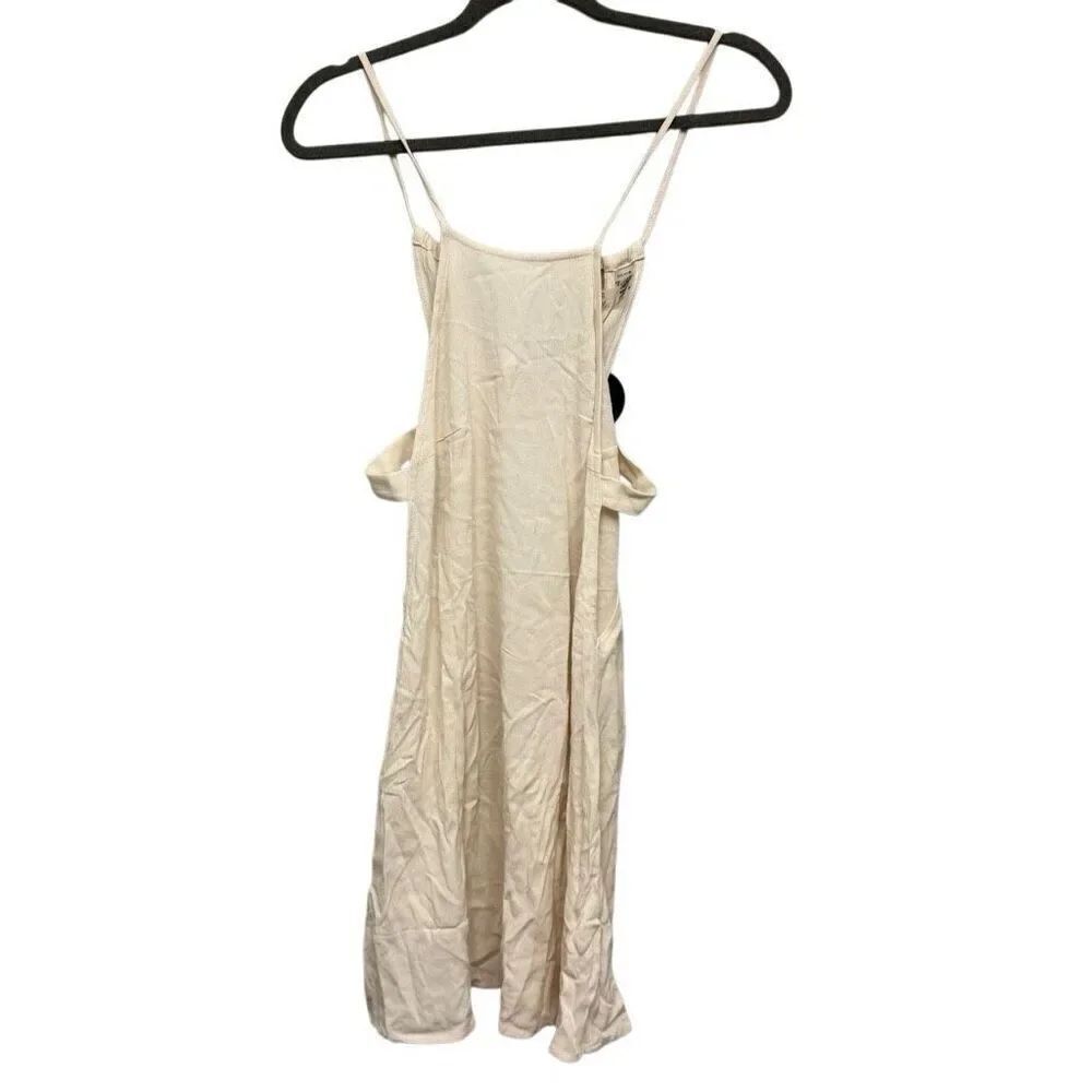 Lulus beige bathing suit swim cover up dress size XS